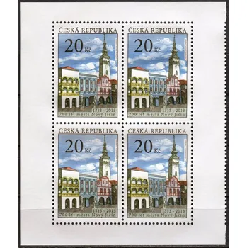 Poštovní známka Česká pošta (2013) č. 777 **, 4-bl - Česká republika - Krásy naší vlasti - Nový Jičín
