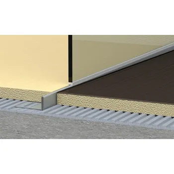 spádová lišta Spádová lišta B18 pro sprchové kouty Walk-in 12,5 mm | Nerez & Černá Délka: 1,5 m pravá