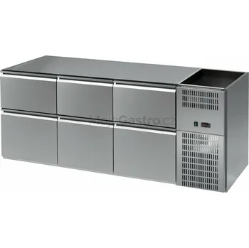 Stůl barový REGD 306N 3sekce linie 700 (bez chl.vany)