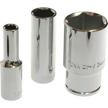 Gola hlavice Stanley STMT73287 - Hlavice nástrčná - ořech 3/8", 19mm, prodloužený, 12-hranný, DIN3144