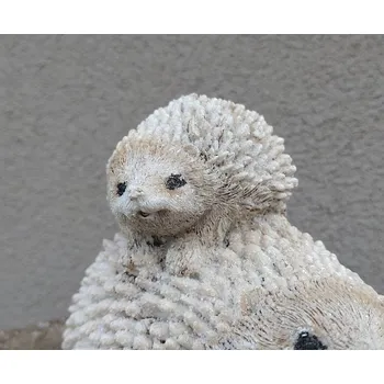 Zahradní dekorace Ježek s mládětem