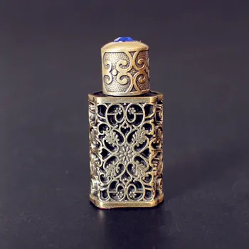 Arabská dóza na parfém mini flakón 3 ml - více barev Bronzová