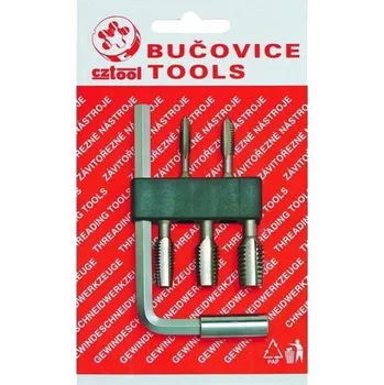 Závitořezný nástroj Bučovice Tools 948200 - Sada závitníků metrických metrických BIT 2, rozsah M3-M8, Rychlořezná ocel (HSS)