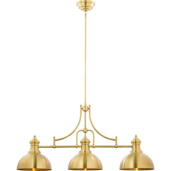 Lampička Jupiter 1915 - Lustr na tyči PLATINO 3xE27/60W/230V mosaz