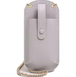 Kabelka na mobil Pocket s popruhem šedá