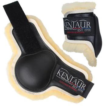 Koňské kamaše Kentaur Zadní kamaše pro koně PROFI JUMP s pravým beránkem