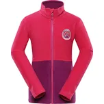 Alpine Pro Siuso Dětská fleecová mikina KSWB220 cabaret 164-170