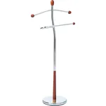 Němý sluha RYAN — kov, masiv, chrom / hnědá