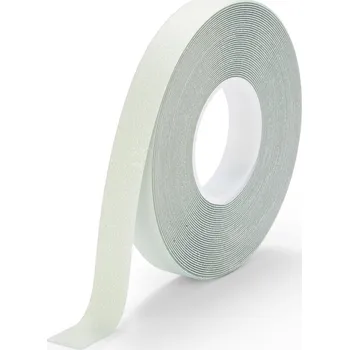 Výstražná páska Fotoluminiscenční protiskluzová páska FLOMA Super Glow in the Dark - 15 m x 2,5 cm a tloušťka 1,5 mm (80081263) FLOMAT