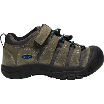 Dívčí obuv Dětská outdoorová obuv Keen Newport Shoe C Steel Steel Grey/Brilliant Blue US 12 (Kid)