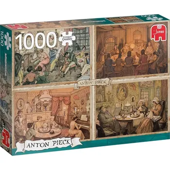 Puzzle JUMBO Setkání v obývacím pokoji 1000 dílků