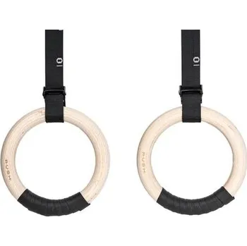 Gymnastický kruh Gymnastické kruhy PUSH Dřevěné Gymnastické kruhy