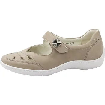 Dámské polobotky Waldläufer 496309 dámské kožené sandály šíře H - béžová Barva: Béžová, Velikost: 42