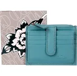 Malá tyrkysová dámská kožená peněženka (dokladovka) Charro no. 346