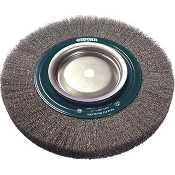 Drátěný kartáč Osborn 9902544361 - Kartáč drátěný kotoučový pr. 150 mm, šíře 21 mm, otvor pr. 51 mm, zvlněný Nerezový drát 0,3 mm + redukce, Supe
