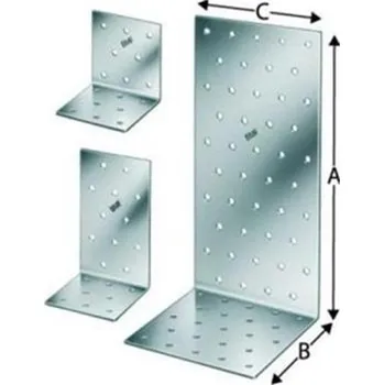 Tesařské kování SIMPSON úhel. spojka ANP 60x 60x2,5x 40 žár. pozink. ( ANP256640 )