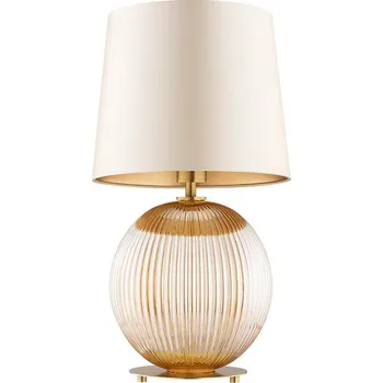 Lampička Argon 8535 - Stolní lampa HAMILTON 1xE27/15W/230V krémová/béžová