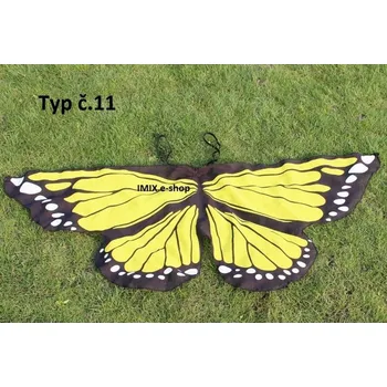 Karnevalová maska Dětská motýlí křídla šifónová krátká Typ č.11