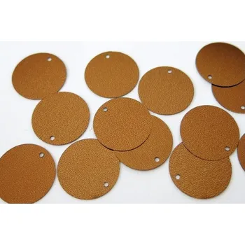 Ozdoba do vlasů Flitry tvar - kolečka Bronzová