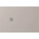 TRENECA vanička z litého mramoru s možností úpravy rozměru, 120x80cm, béžová mat