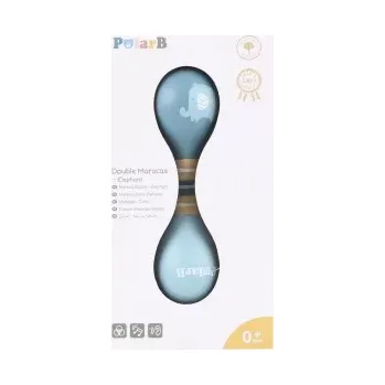 Hudební nástroj pro děti Viga dvojitá rumbakoule slon