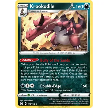 Sběratelská karetní hra Pokémon TCG Krookodile 113/195 - Holo