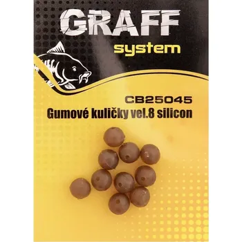 Graff Gumové kuličky silikonové Velikost 8 10ks