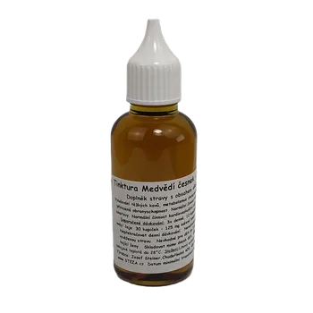 Doplněk stravy STEZA - Tinktura Česnek medvědí - FORTE 5x 50 ml. (Tinktura medvědí česnek)