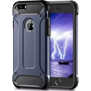 Pouzdro na mobilní telefon Pouzdro Armor Carbon Samsung A125 Galaxy A12 barva modrá