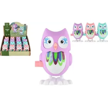 Figurka Sova/Sovička na natažení plast 6x10cm - mix variant či barev