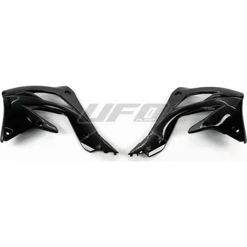 UFO KRYTY CHLADIČE KAWASAKI KXF 450 '12-'15 BARVA ČERNÁ