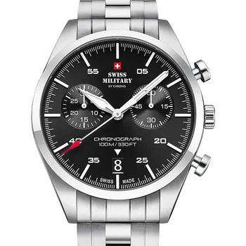 Hodinky Swiss Military SM34090.01 Chronograph 43mm 10ATM