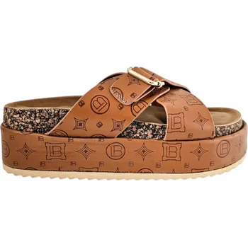 Dámské pantofle Platformové pantofle Laura Biagiotti LG Cognac Velikost: 39