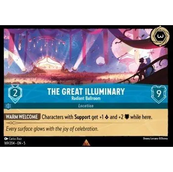 Sběratelská karetní hra Lorcana SSK 169/204 The Great Illuminary - Radiant Ballroom - Shimmering Skies Stav: Near Mint, Verze: NORMAL