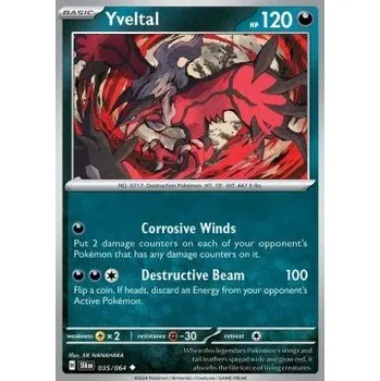 Sběratelská karetní hra Pokémon SFA 035/064 Yveltal - Shrouded Fable Stav: Near Mint, Verze: REVERSE HOLO