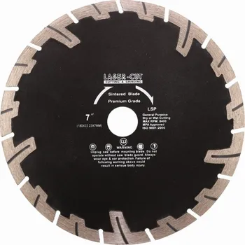 Řezný kotouč LASER CUT L00124 - Diamantový kotouč segmentový 180 x 22,23 x 7mm LSP
