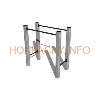 Dětský domeček Street workoutový prvek WP002SD - stříbrný