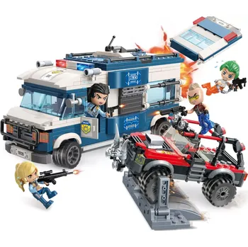 ostatní stavebnice Qman MineCity 1935 Únosce Black Maria dopaden