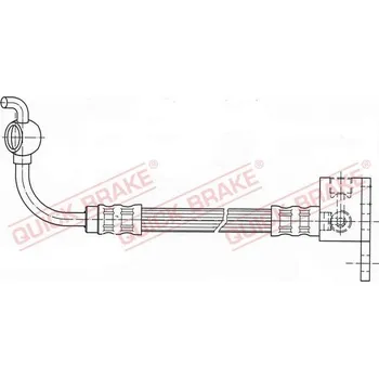 Brzdová hadice Brzdová hadice QUICK BRAKE 80.001
