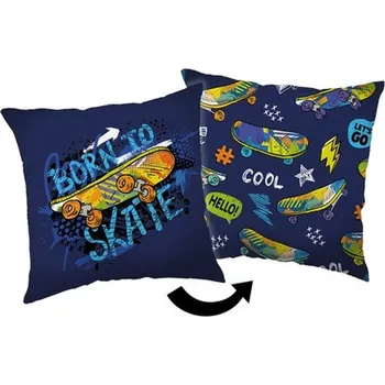 Polštář JERRY FABRICS Polštářek Skate Polyester, 40/40 cm