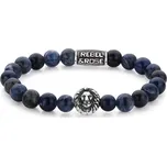Rebel & Rose RR-8L030-S-L Mens náramek - Midnight Blue Lion