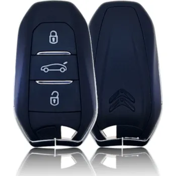Autoklíč KeylessGo klíč s dálkovym ovládáním Peugeot 308 508 Citroen C4 Picasso 3tl. 434mhz ID46 HU83