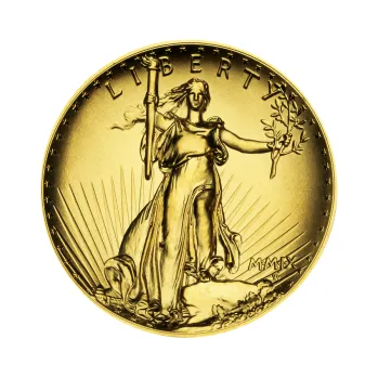 20 Dollars USA zlatá mince 2009 Ultra High Relief Double Eagle