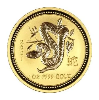 Sběratelství 1/10 uncí zlatá mince Austrálie Lunar I had 2001