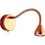 Busch Nástěnné svítidlo LED Mini, flexibilní rameno, antické, 5 000K bronzový antický mat 1 x 2,5 W LED - Doprava zdarma