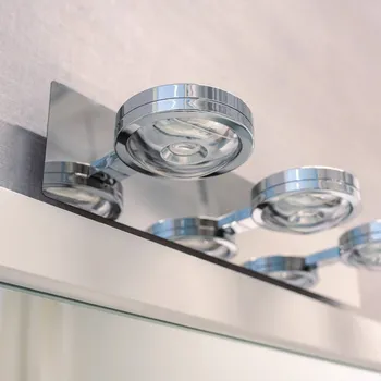 Lampička Nástěnné svítidlo Megatron Tre Punto LED, chrom - Stínidlo - Ø 11,2 cm, výška 3,8 cm 3 x 7 W LED - Doprava zdarma