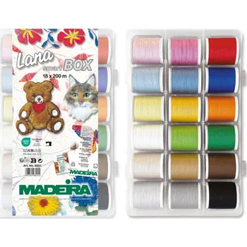 Nit Vyšívací nitě Madeira Lana Smartbox (18x200m)