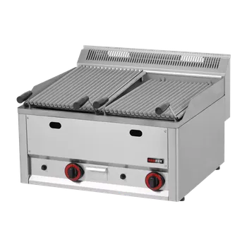 Lávový gril plynvoý dvojitý 2x 31x48 bez podestavby | REDFOX - GL 60 GL