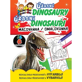 omalovánky Úžasné dinosaury Úžasní dinosauři maľovanka