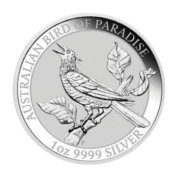 1 unce stříbrná mince Austrálie Birds of Paradise - Manucodia Paradiesvogel 2019